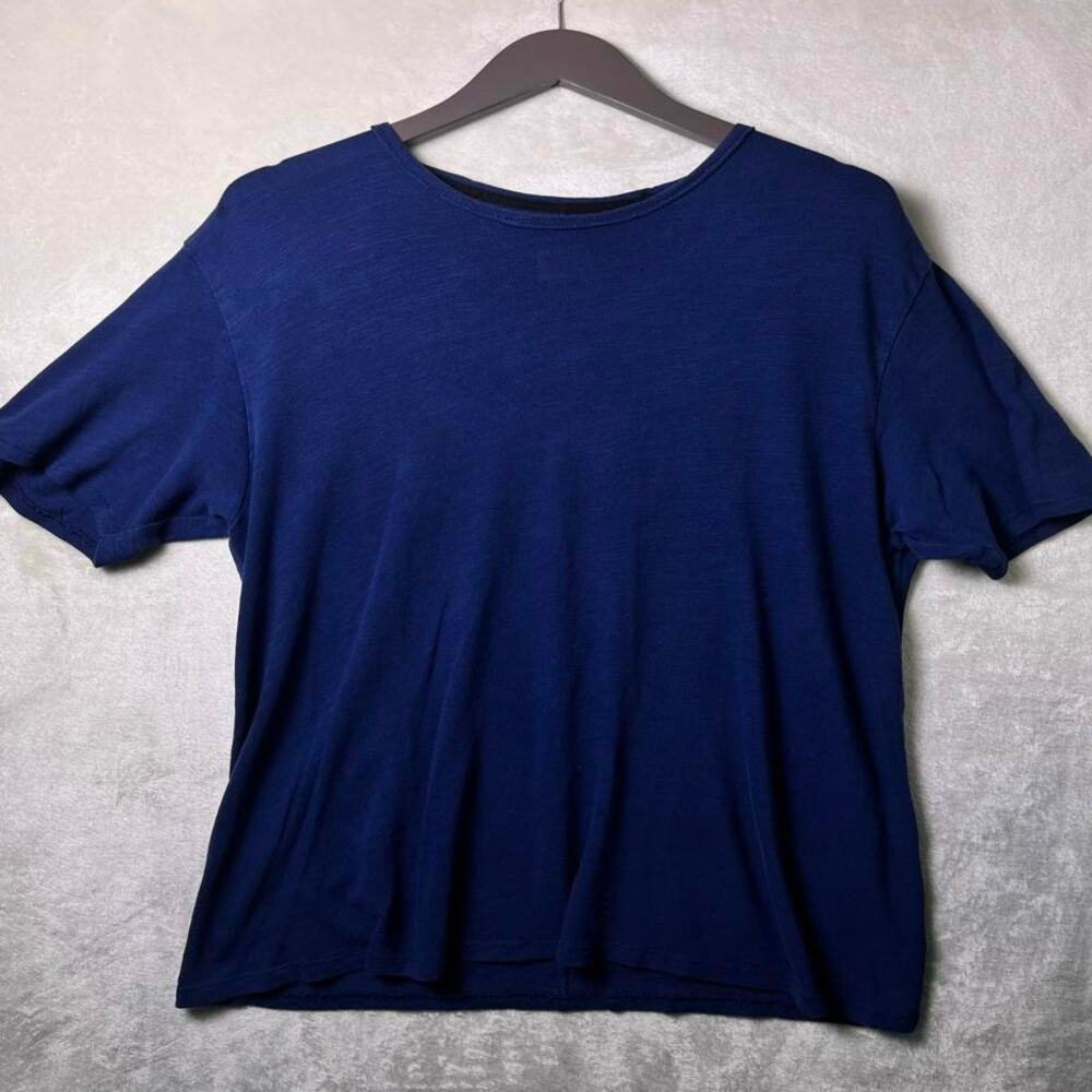 Rag & Bone Heavy Knit Tee Men's L Distressed Seams Grungey Drape Indie Sleaze
